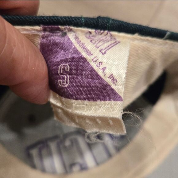 Vintage Texas Christian University TCU Fitted hat size small fits up to 7 1/8 - Picture 6 of 8